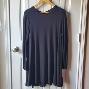 🖤👗👠 Lou & Grey Small Black Knit Swing Dress